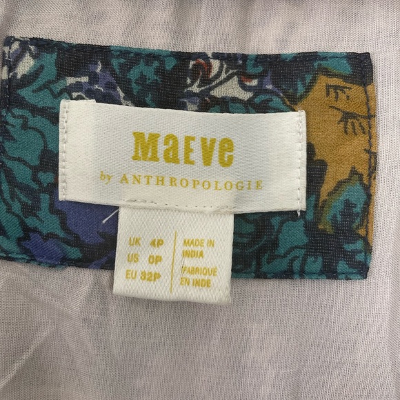 Anthropologie Maeve Annabella Maxi Dress, Size 0 (Relaxed fit & fits like a 2-4) - Picture 6 of 10